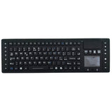 Tastiere Silicone mod. TS310WL Wireless con TouchPAD, IP65, 105 Tasti