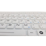 Tastiere Silicone mod. TS310WL-W, White, Wireless con TouchPAD, IP65, 105 Tasti