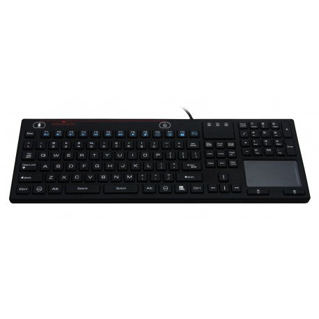 Tastiere Silicone mod. TS314 con TouchPAD, IP68, 118 Tasti